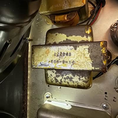 Fender Bandmaster 1960 - ultra rare early Brown Tolex w/factory 3x10's & fabulous tone ! image 16