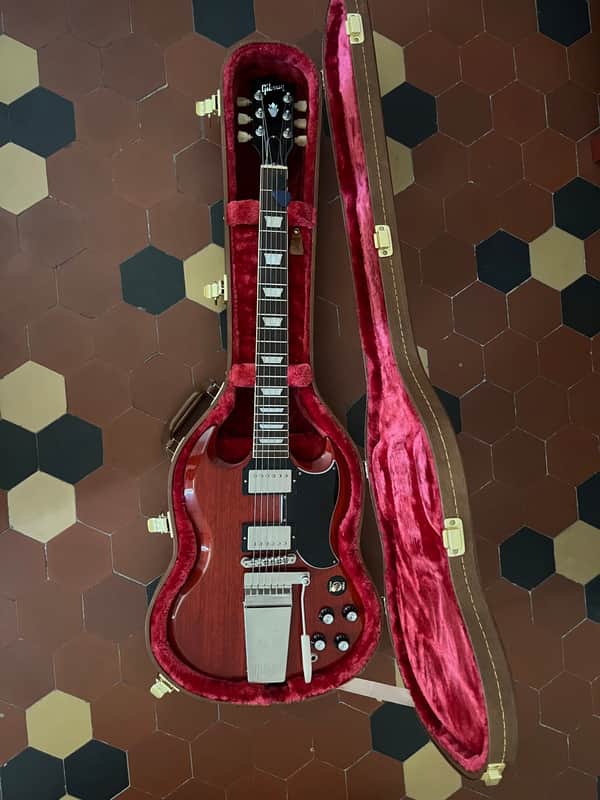 Immagine Gibson SG Standard '61 with Maestro Vibrola 2019 - Present - Vintage Cherry - 1