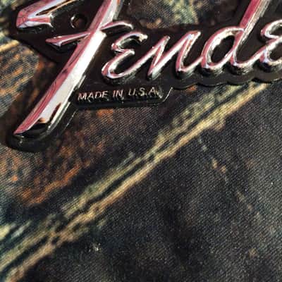 Fender Amplifier Vintage USA Nameplate Chrome image 2