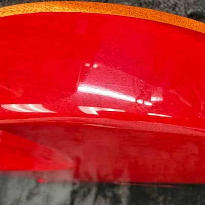 MJ (Mark Johnson) Mirage 1995 – Cherry Red – New Old Stock / Unplayed – USA Boutique – OHSC image 16