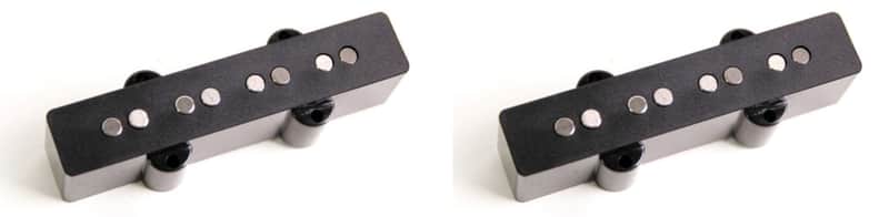 Quick Shipping! Artec Giovanni GVJB Bass Alnico 5 Pickup Set Black image 1