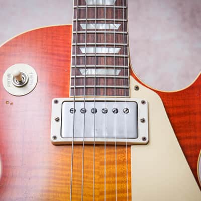 GIBSON USA Custom Shop 59 Reissue Les Paul Murphy Lab Heavy Aged " Aged Cherry Burst + Rosewood" (2023) image 6