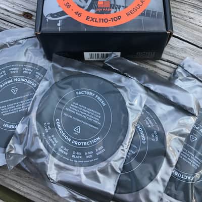 D'Addario EXL110-10P Nickel Wound Electric Guitar Strings Regular Light 10-46 10 Sets w/ Free XLR8