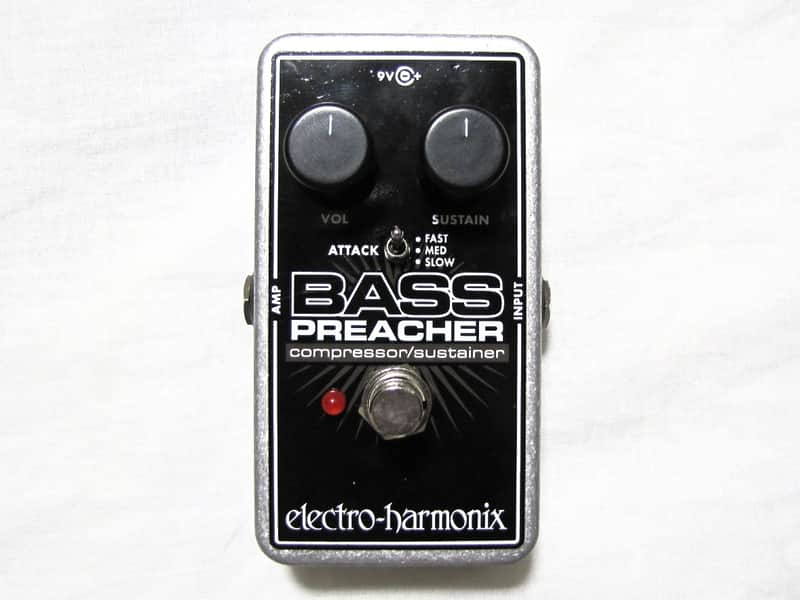 Used Electro-Harmonix EHX Bass Preacher Bass Guitar Compressor Sustainer Pedal image 1