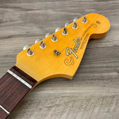 Allparts Fender Jazzmaster Neck w/ Aged Gotoh Tuners and Fender String Tree 2021 Tinted Nitrocellulose Relic image 1
