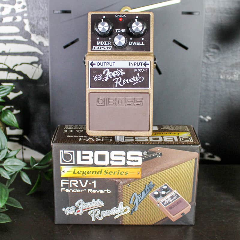 Preowned Boss Legend Series FRV-1 '63 Fender Reverb Pedal w/ Box & Manual image 1