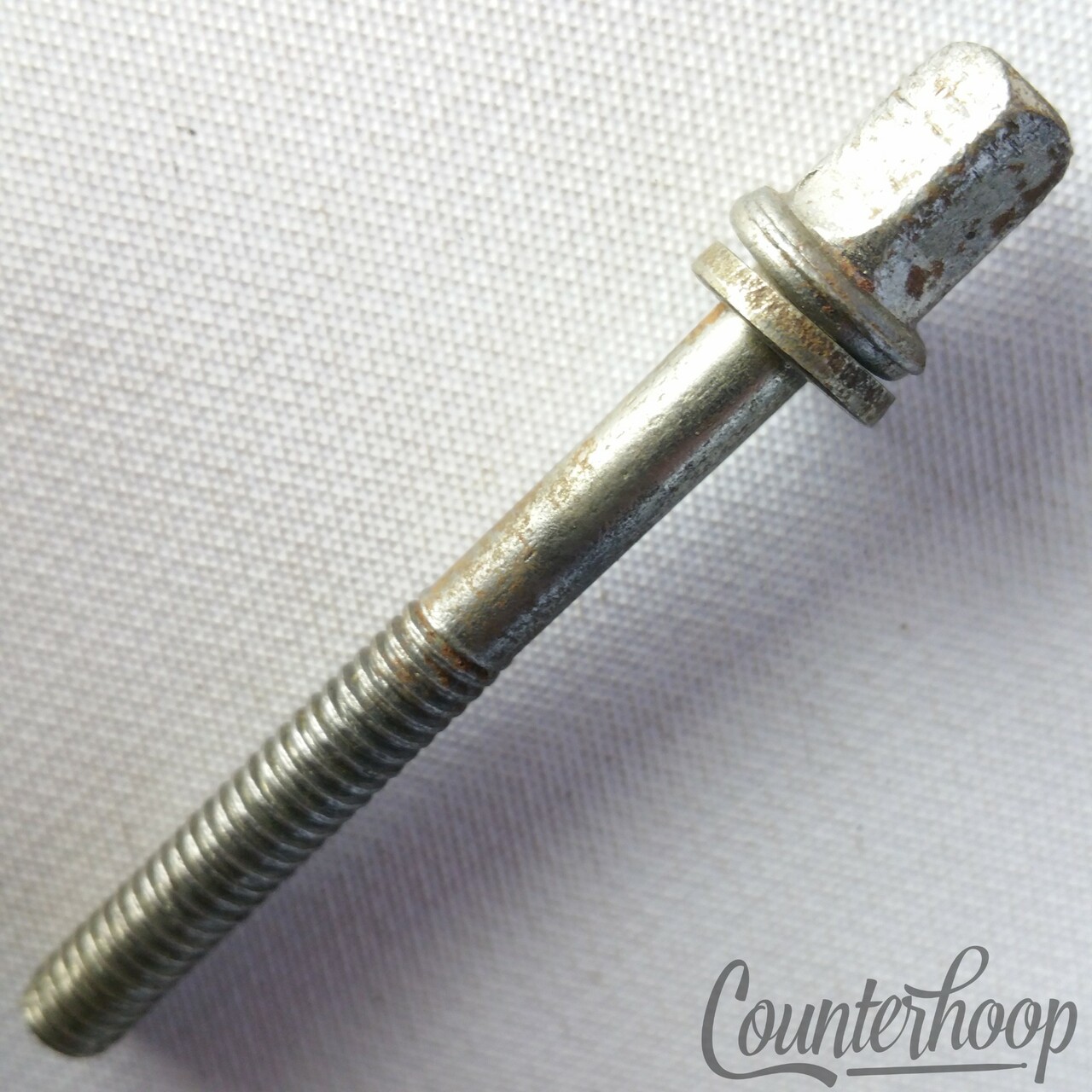 Ludwig/Leedy1 7/8"Tension T-Rod Snare/Tom Drum Nickel Vintage 40s-50s USA — main photograph