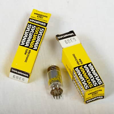 Sylvania 6BE6 (Pair) NOS Tested image 12