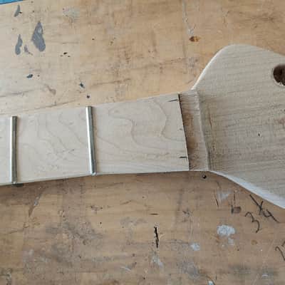 No Brand - 1Homemade other no name Modeled after Fender Jazz Neck 2000 - Wood color image 3