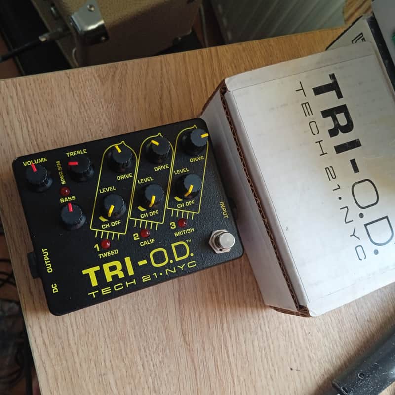 TECH 21 NYC TRI-O.D. ギターエフェクター TECH21 / TRI-O.D. レビュー - △▽エフェクターレビューとメモ△▽