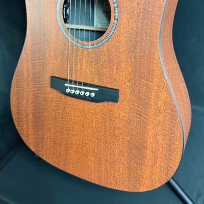 Martin D-X1E Mahogany Dreadnought Acoustic-Electric Guitar w/ Gig Bag (138) image 4