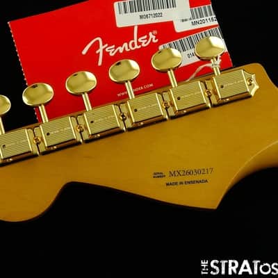 Fender LTD. Vintera III Late 50s Stratocaster Strat NECK + GOLD TUNERS Maple image 6