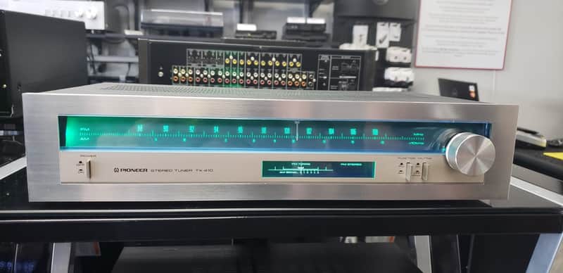 Tuner Vintage Pioneer TX-410L – Argenté, Son Analogique, Bonne Occasion