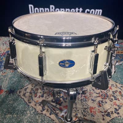 Leedy - 5.5x14" "Slingerleedy" No. 390 Shelley Manne Model Snare Drum 1958 - White Marine Pearl image 2