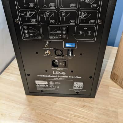 2x Pair Kali Audio LP-6 V2 Active Studio Monitor - Black image 3