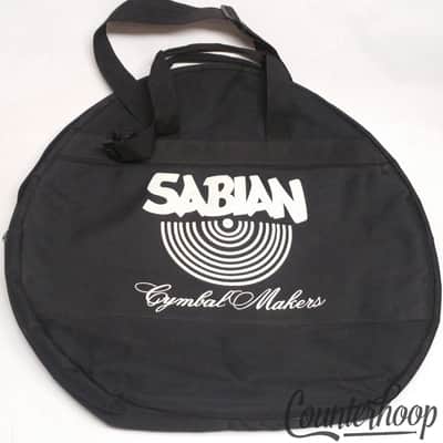 Sabian 22"Cymbal Makers Bag Black Protective Case Crash/Rides+Sticks w/Strap EXC image 1
