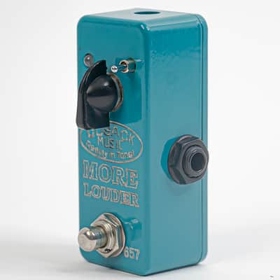 2010s Cusack More Louder – Clean Boost/Buffer Pedal (Blue) image 3