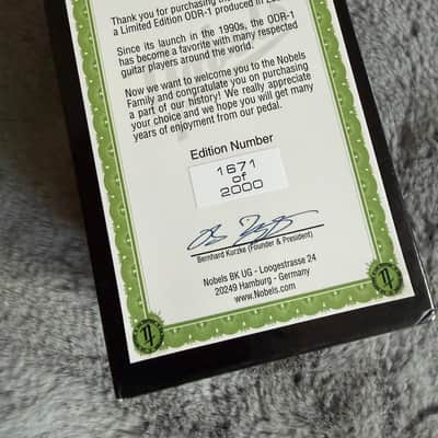Nobels ODR-1 Ltd. Natural Overdrive 2021 - Black / Green Sparkle image 4