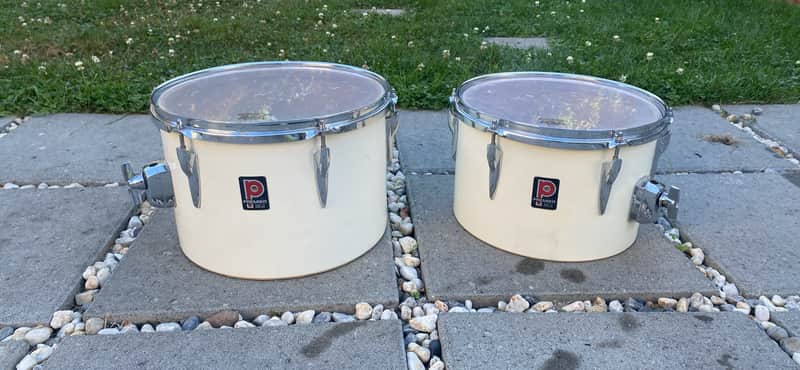 Vintage 1970s Premier Elite concert toms 12” & 13” image 1