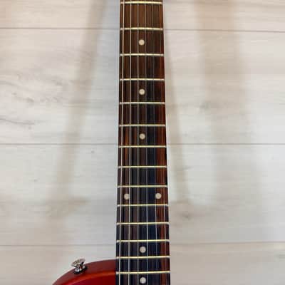 Epiphone Les Paul Junior Electric Guitar Cherry Satin w/ Hard Shell Case P-90 Pickup 2017 image 3