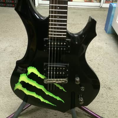 ESP LTD F-Series Limited Edition Monster Energy Logo Electric Guitar image 2