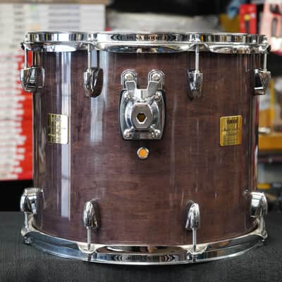 Yamaha/Japan Maple Custom Absolute Series 14" Tom w/ YESS Mount - Plum Lacquer | 12x14" image 2