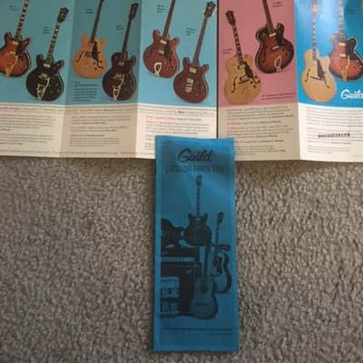 Vintage Guild Catalog 1970's ! Very Rare...Case Candy included PRICELIST ! image 1
