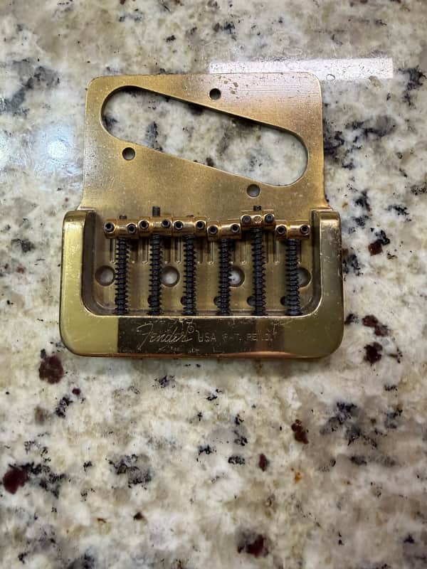 Fender BrassMaster Telecaster Bridge 70s-80s - Brass image 1