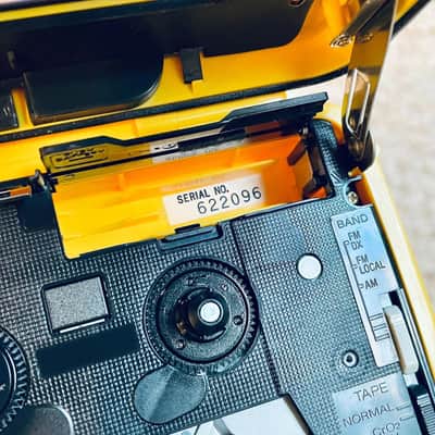 Sony WM-AF59 Walkman Cassette Player, EX Yellow, Working ! #2096 image 7