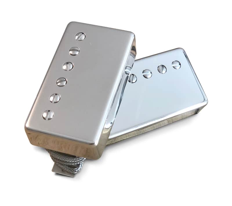 Sheptone Tribute 2 PAF Humbucker Set Nickel Covers 2018 Nickel image 1