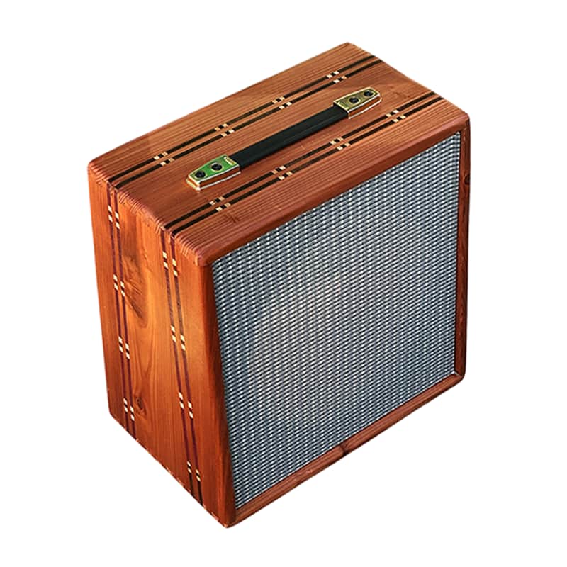 Ashen 112 Custom Guitar Speaker Cabinet Redwood Mosaic (empty) image 1