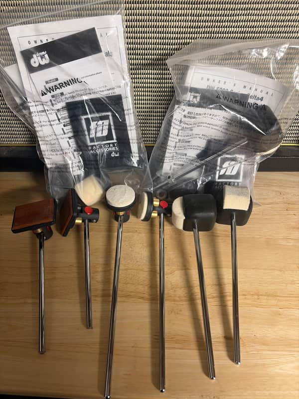 Drum workshop DW Beater lot and double pedal shaft image 1