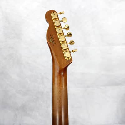 Fender Custom Shop Limited Edition Bow Tie Telecaster 2026 Aged Firemist Gold image 12