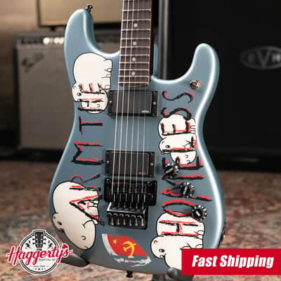 Fender Tom Morello's "Arm the Homeless" Guitar - Blue Ice Metallic with Hardshell Case
