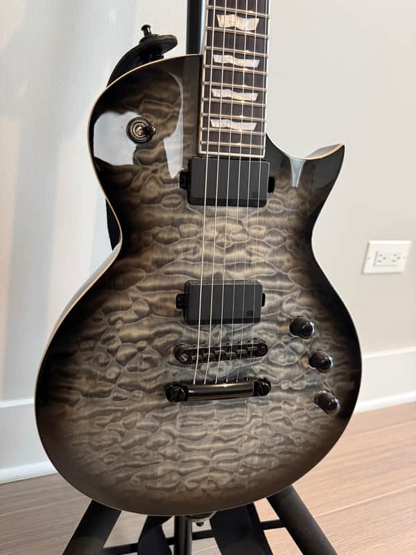 ESP LTD EC-1000T Charcoal Burst Seymour Duncan Mortal Coil image 1
