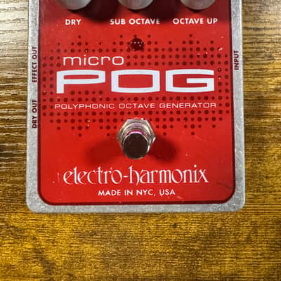 Electro-Harmonix Micro POG Polyphonic Octave Generator 2007 - Present - Red / Gray