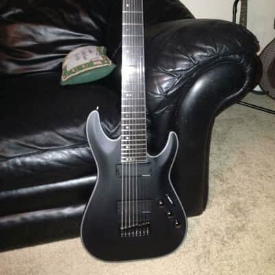 Schecter SLS C-8 2013 Matte Black w/Hardshell case image 1