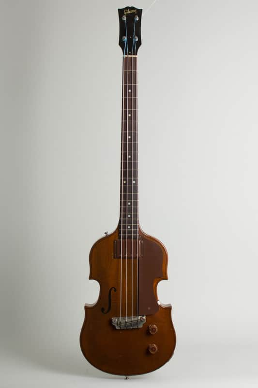 Gibson  EB-1 Electric Bass Guitar (1954), ser. #4-0216, original brown hard shell case. image 1