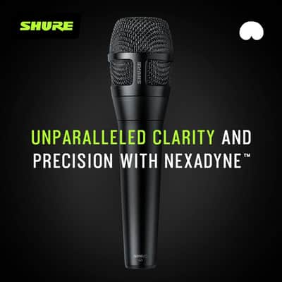 Shure Nexadyne 8/C - Professional Cardioid Dynamic Vocal Microphone with Dual-Engine Technology, Exceptional Signal Clarity, Reliability - for Live Performances and Studio Recordings image 6