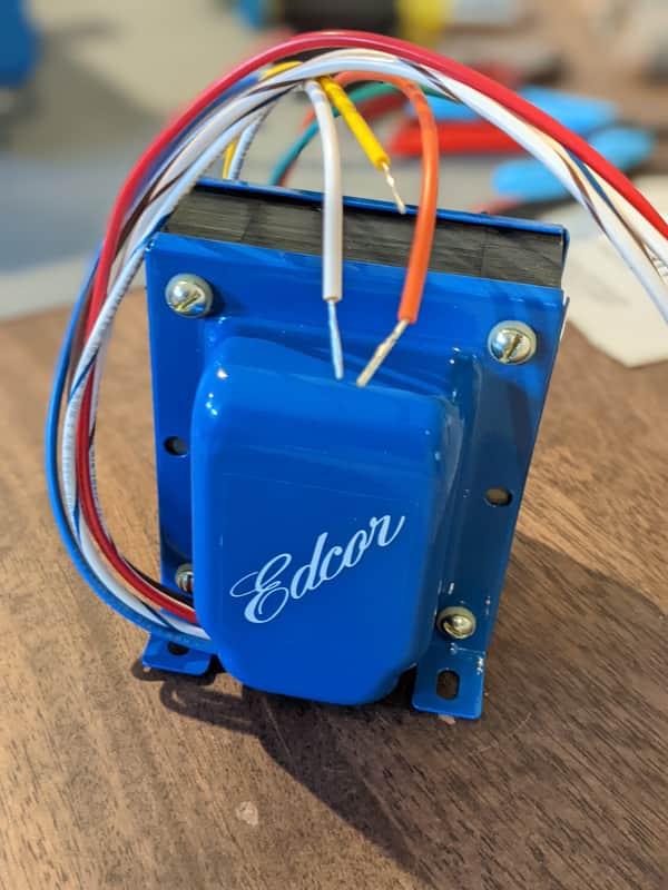 Edcor CXPP25-8K/23% 25W push-pull tube output transformer Blue image 1