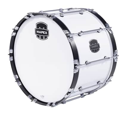 Mapex 22 In. Quantum Mark II Bass Drum Gloss White (QCMB2214-SW-CC) image 2