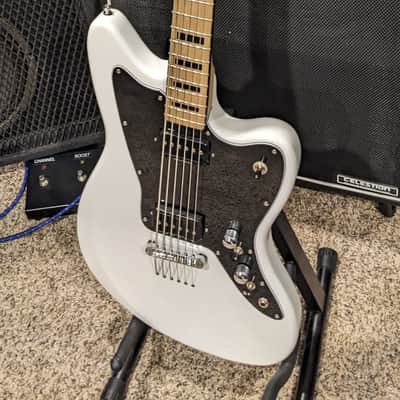 SubZero Rogue VI 30"-scale Baritone / Bass VI - Tuned E-E @ Bass Octave - Seymour Duncan P-Rails Pickups with Custom Switching, Locking Tuners & Brass Nut image 22