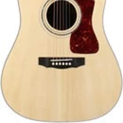 Guild D-55 - No Cutaway Dreadnought Acoustic Guitar - Natural Nitro with Hardshell Case image 2