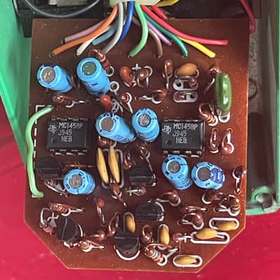 Vintage very rare 1978 1979 Maxon Ibanez OD808 OD-808 Overdrive dual op amp guitar pedal Tubescreamer image 7