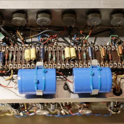 Vox AC50 head 1974 - Black basketweave image 14