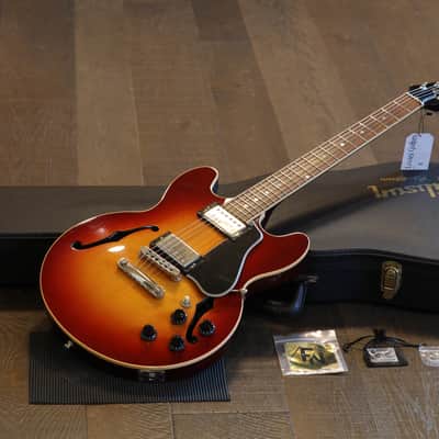 1998 Gibson Custom Shop ES-336 Semi-Hollow Electric Guitar Ice Tea Burst + OHSC image 1