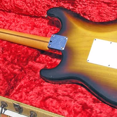 1956 Fender Stratocaster Strat 56 Sunburst X.A. image 3