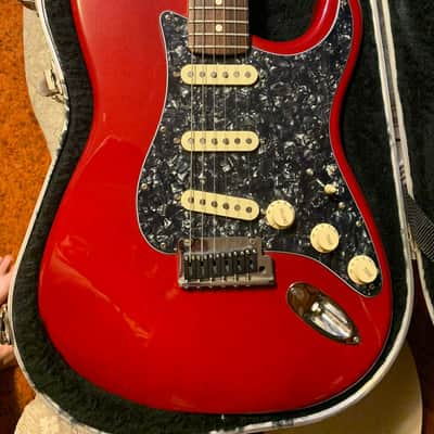 Fender 40th Anniversary American Standard Stratocaster with Rosewood Fretboard 1994 Lipstick Red *Eric Johnson Pickups!* image 7