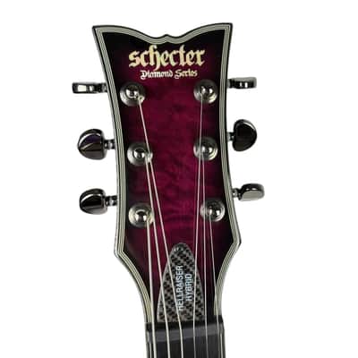 Schecter Diamond Series Hellraiser Hybrid Solo-II 2015 - Black Cherry Burst image 8