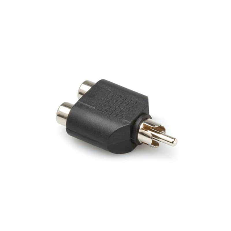Hosa GRF-398 Dual RCA Female to RCA Male Adapter image 1